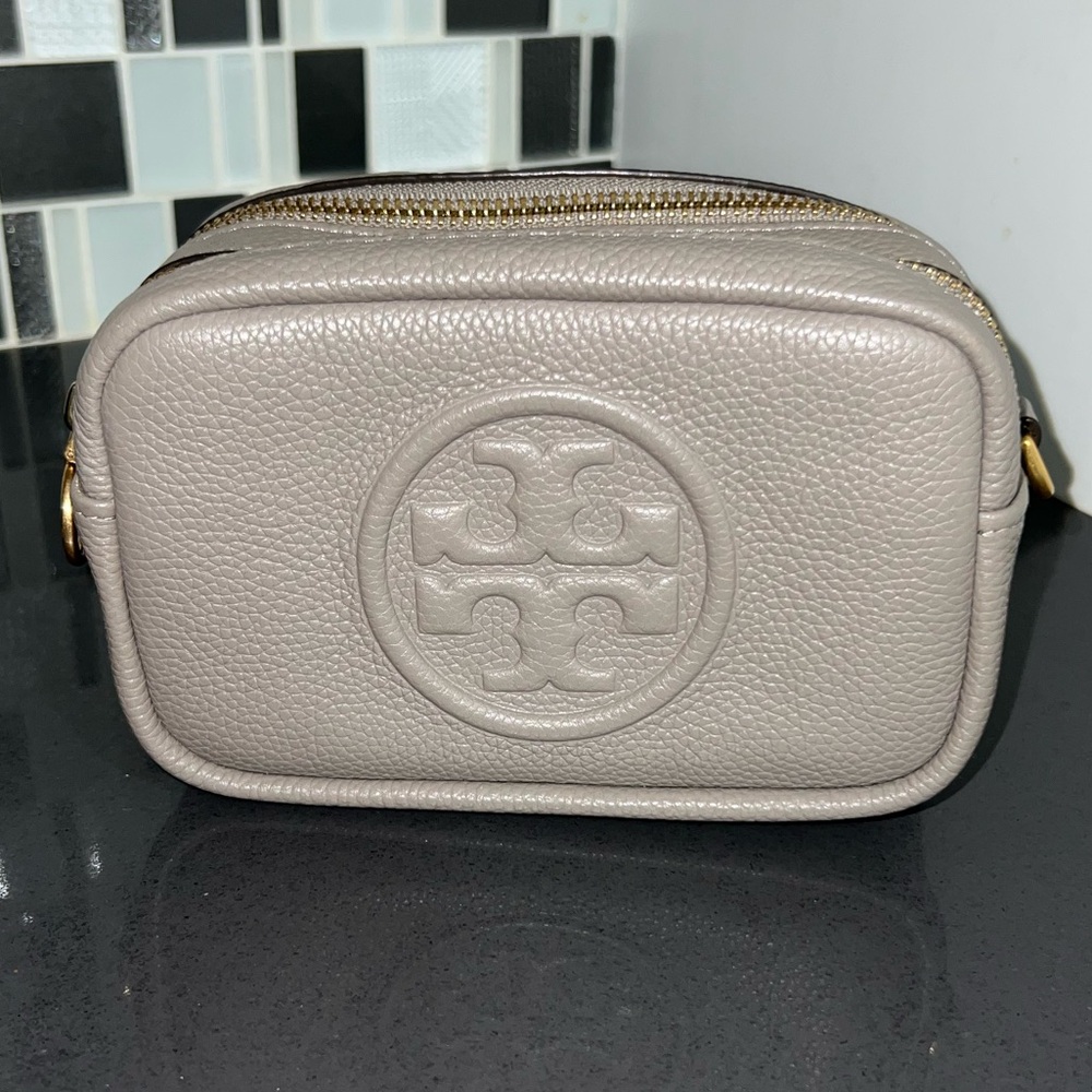 Tory Burch Gray Crossbody Bag